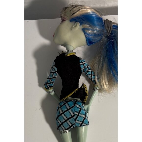 Monster High Frankie Stein Doll With Blue & Black Plaid Outfit Read - Picture 5 of 13